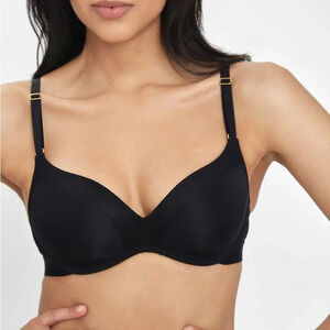 Lively All-Day No-Wire Push-Up in Black Size 32B